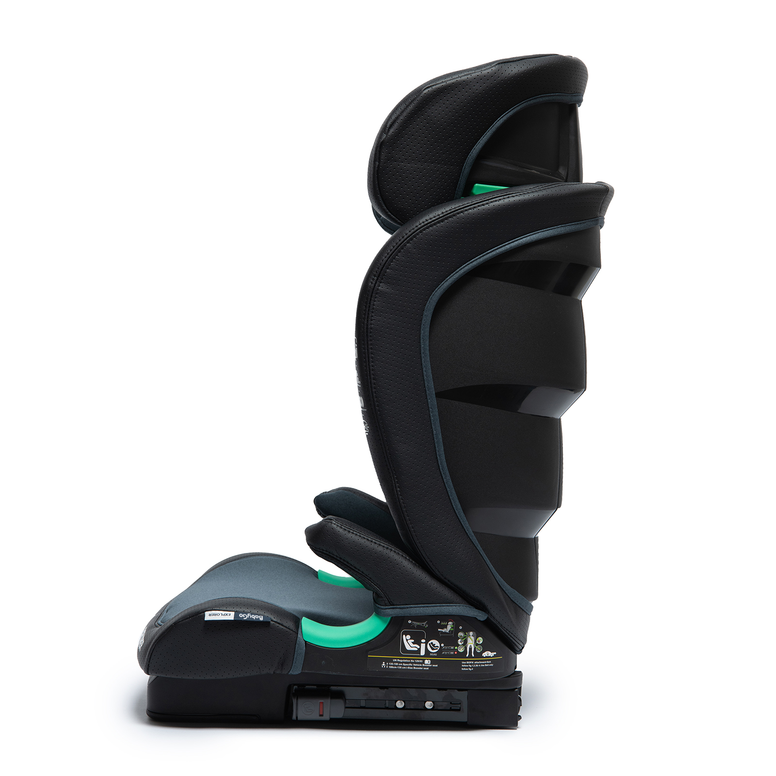Автокресло BabyGo Explorer New Isofix 2/3 (15-36 кг) черный - фото 15