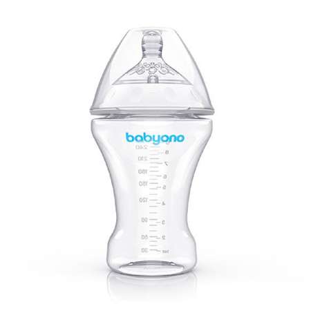 Бутылочка Babyono Natural 260 мл 1 шт. в ассортименте