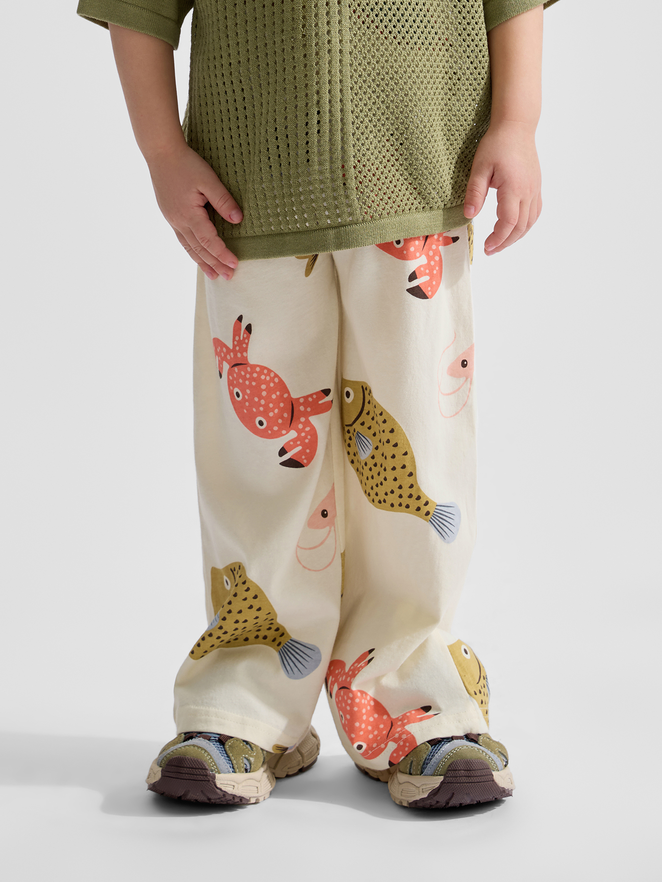 Брюки Happy Baby 88291-1_milk(fish) - фото 1