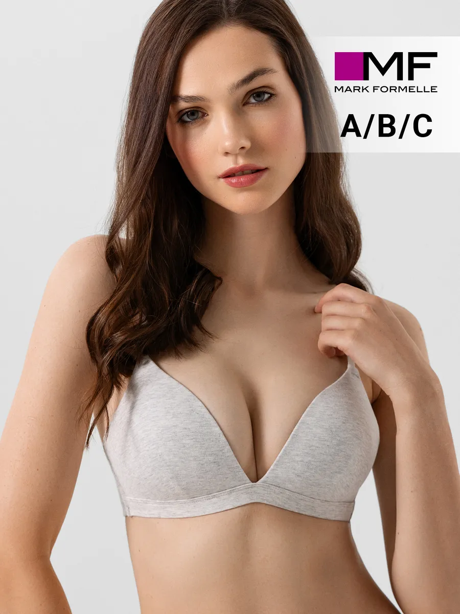 Бюстгальтер Mark Formelle (Марк Формэль) 512334/серый меланж 4306-А - фото 2