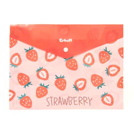 Папка-конверт Erhaft Strawberry А4 в ассортименте