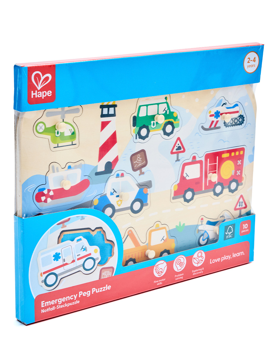 Игрушка Hape рамка-вкладыш Экстренные службы - фото 4