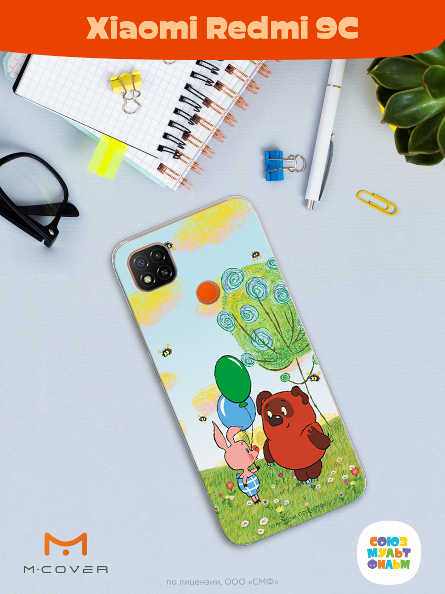 Силиконовый чехол Mcover для смартфона Xiaomi Redmi 9C Союзмультфильм Лучшие друзья - фото 4