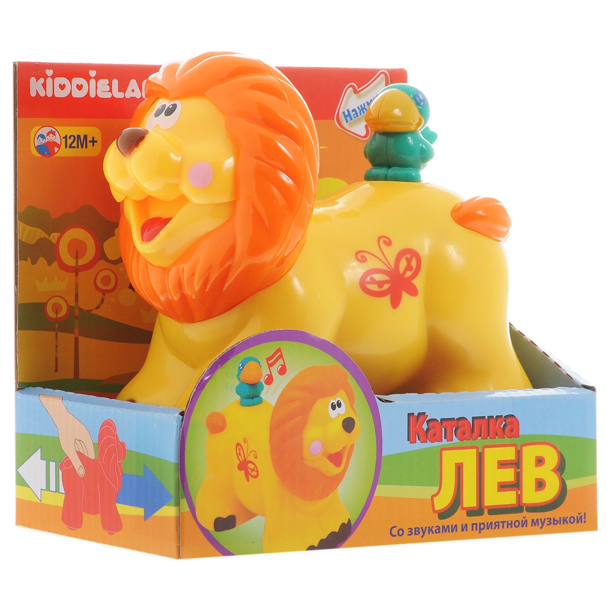 Игрушка Kiddieland каталка Львенок - фото 2