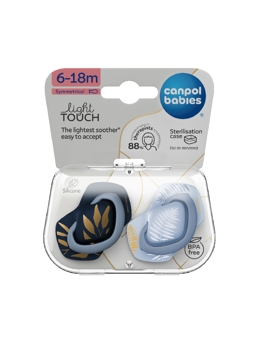 Пустышка Canpol Babies силикон анатомическая от 6 мес. 2 шт. - фото 2