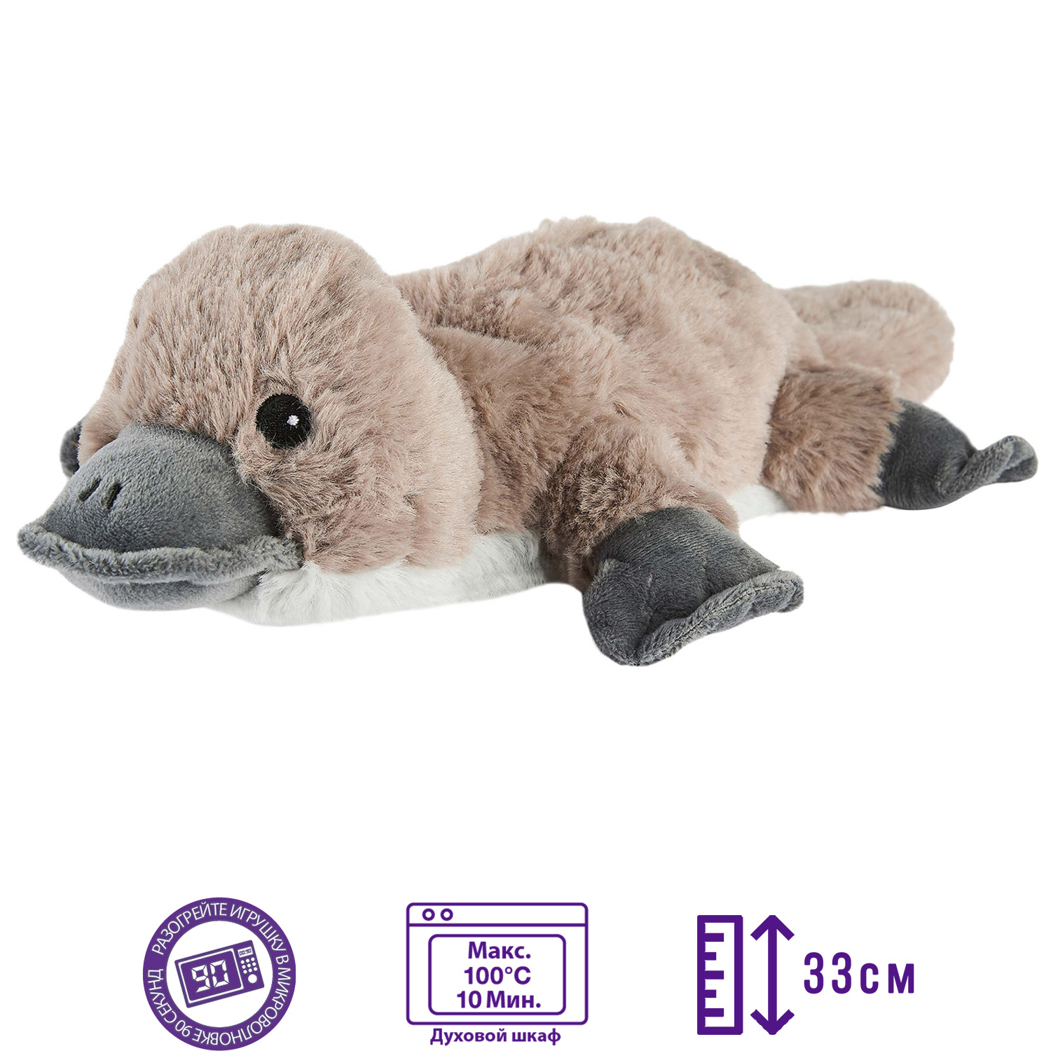Игрушка-грелка Warmies Large Утконос - фото 2