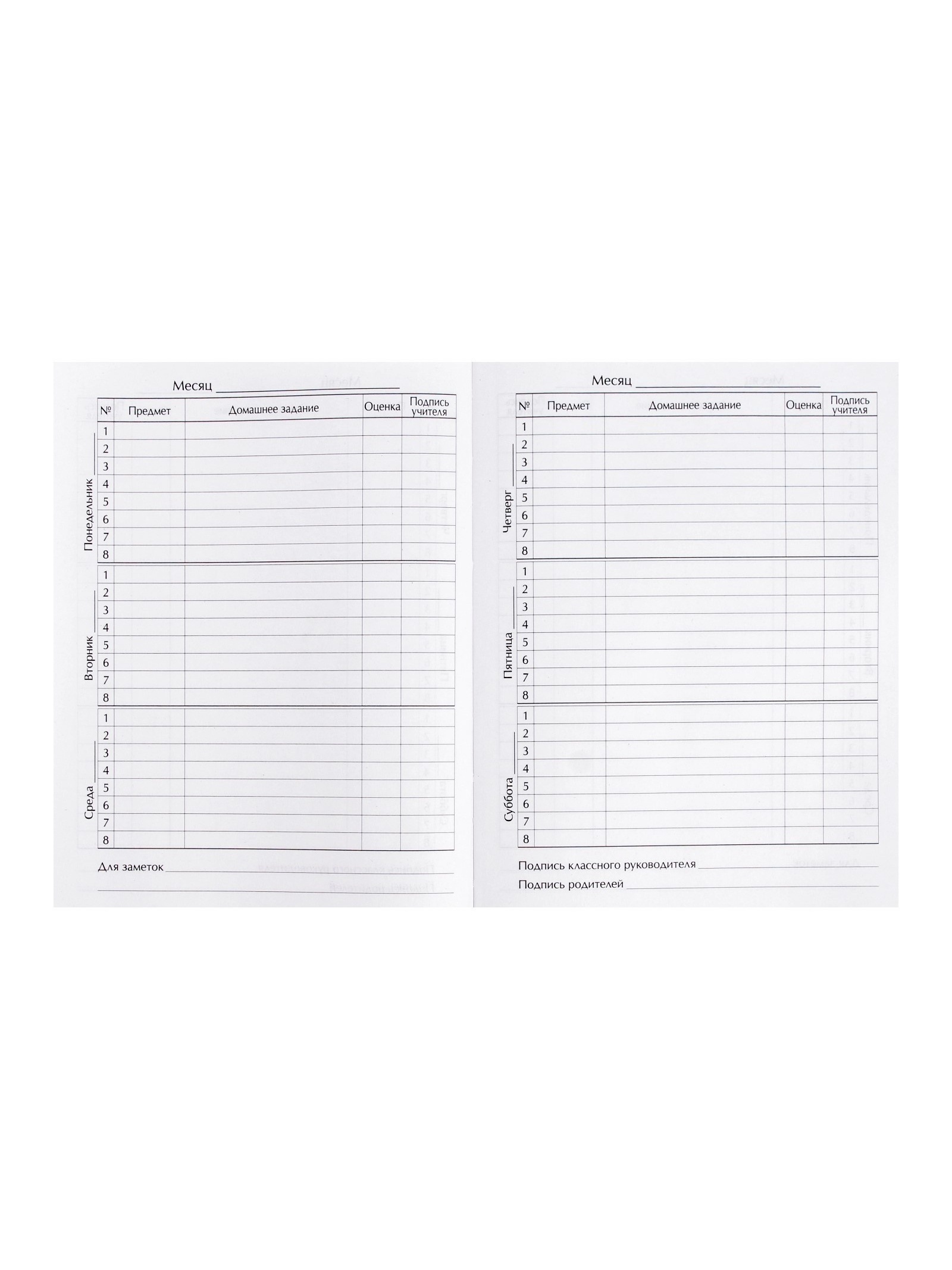 Дневник Calligrata школьный для 1-11 класса - фото 10