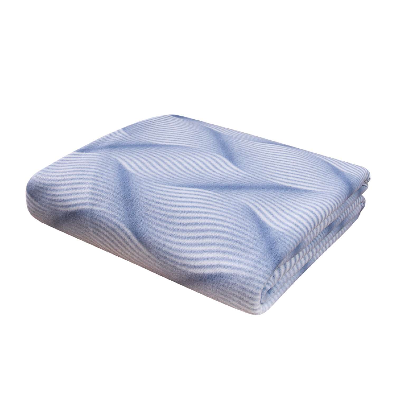 Плед TESSOLO HOME Волны 130 x 170 см флис - фото 3