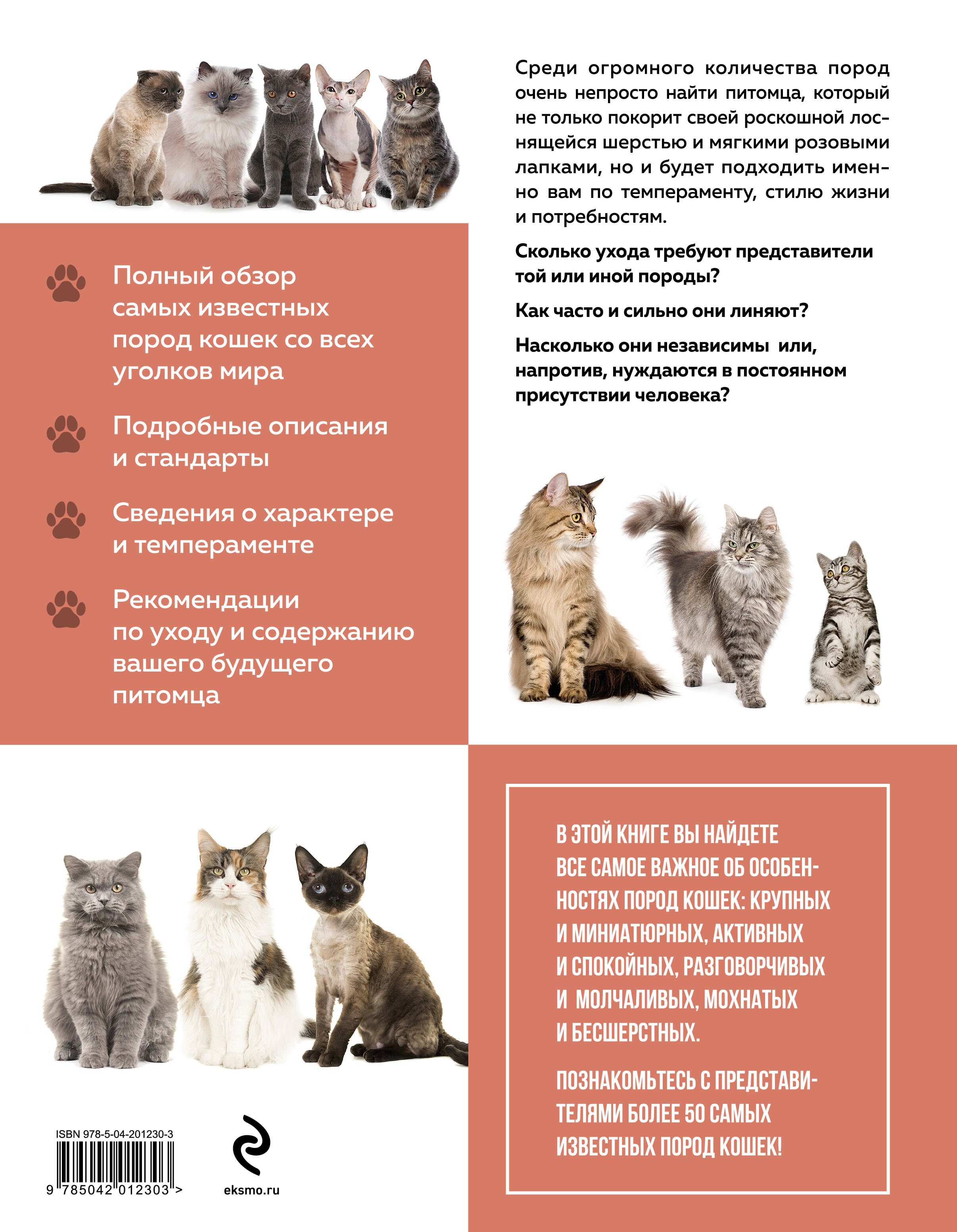 Книга Эксмо Самые известные породы. КОШКИ. Большая иллюстрированная энциклопедия - фото 5