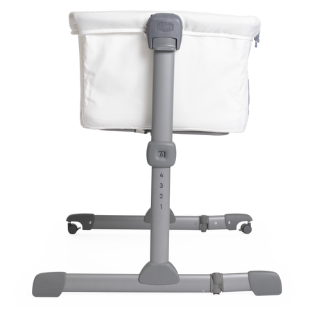 Детская кроватка Chicco Next2Me Essential прямоугольная, без маятника (белый)