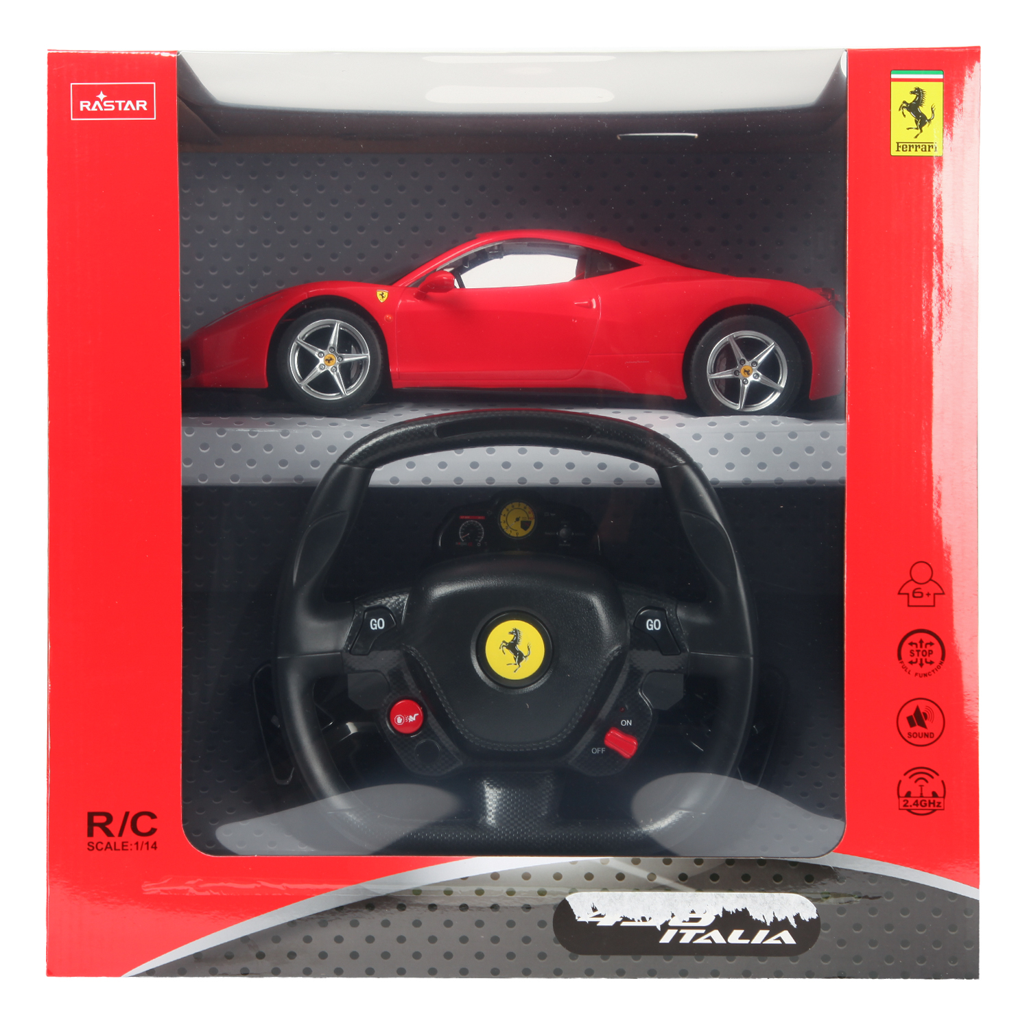 Автомобиль РУ Rastar Ferrari 1:14 - фото 2