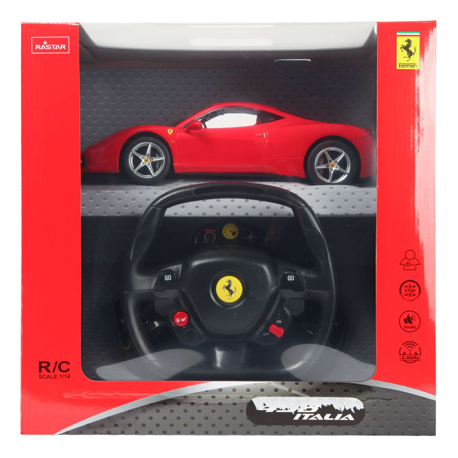 Автомобиль РУ Rastar Ferrari 1:14 - фото 2