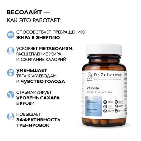 Комплекс для похудения Dr. Zubareva капсулы