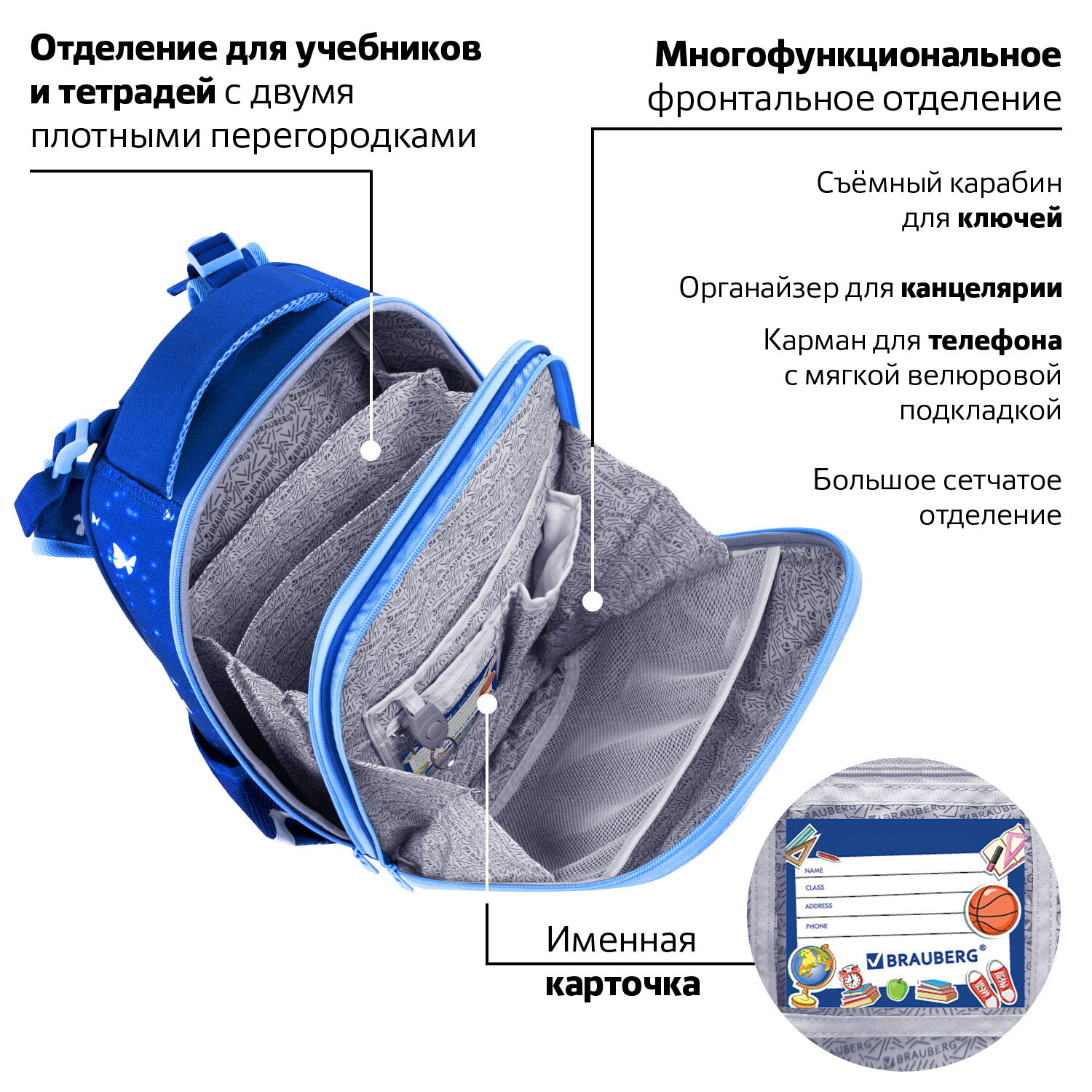 Ранец Brauberg Premium Sweet dreams - фото 9