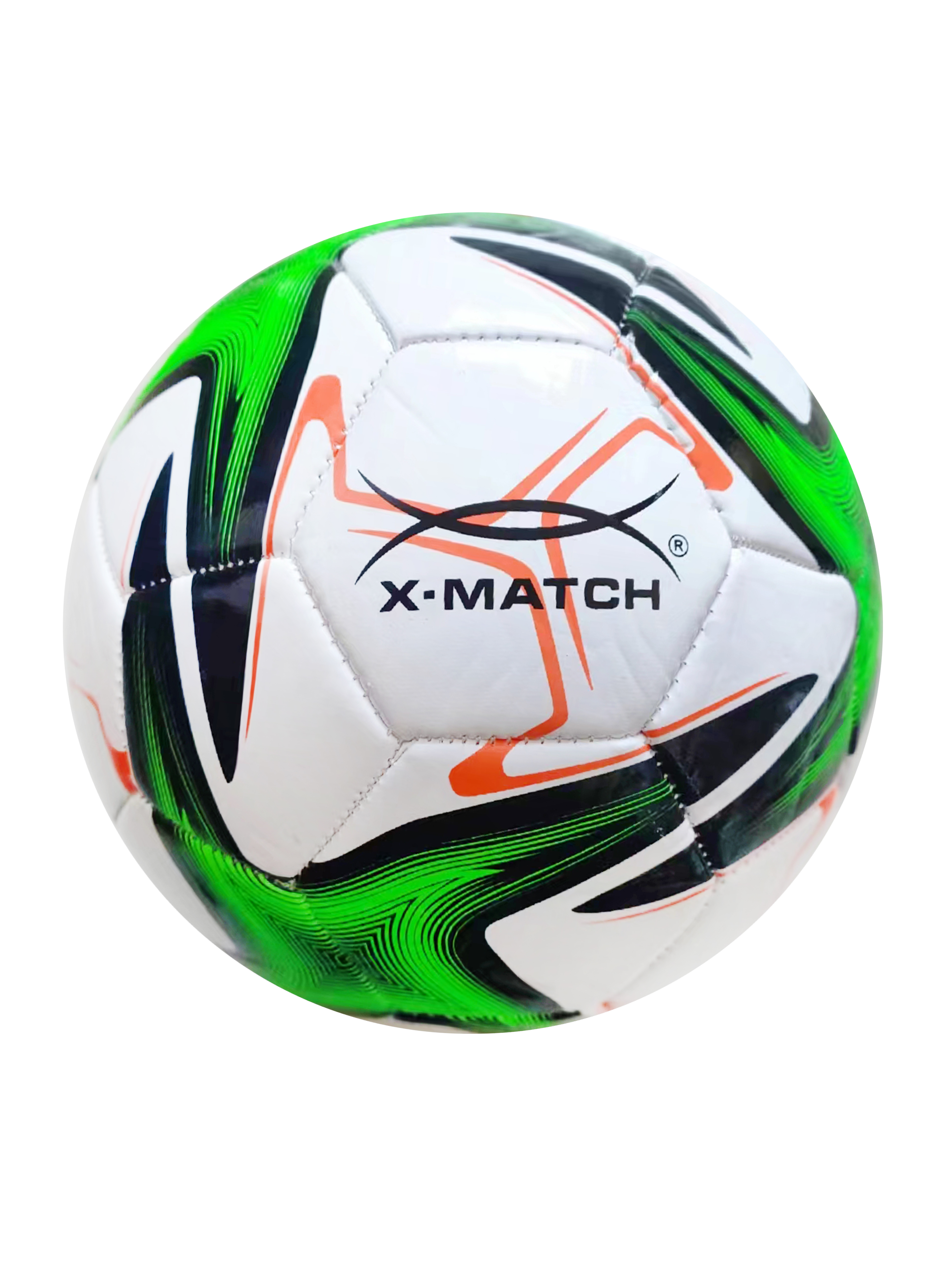 Мяч футбольный X-Match 1 слой вспененный PVC 2.5-2.7 мм 330-350 гр Размер 5 - фото 4