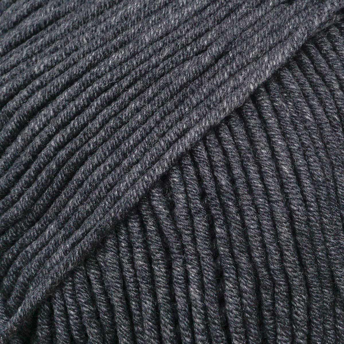 Пряжа YarnArt Jeans Plus объемная летняя 100 г 160 м 28 графит 5 мотков - фото 7