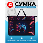 Папка с ручками AXLER для художников мальчикам А3