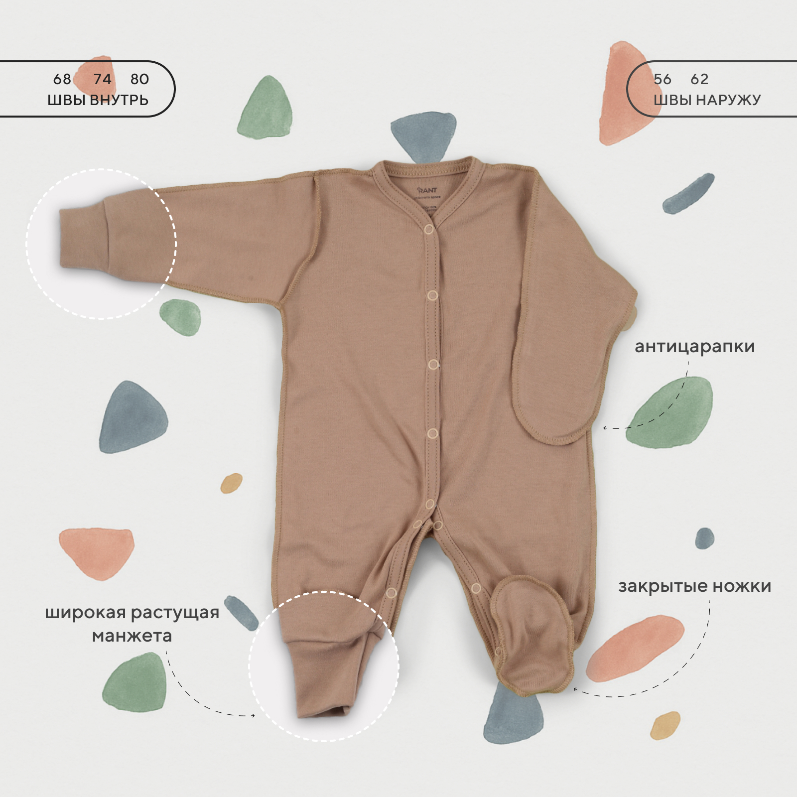 Комбинезон 3 шт Rant 4670078650139 - фото 3