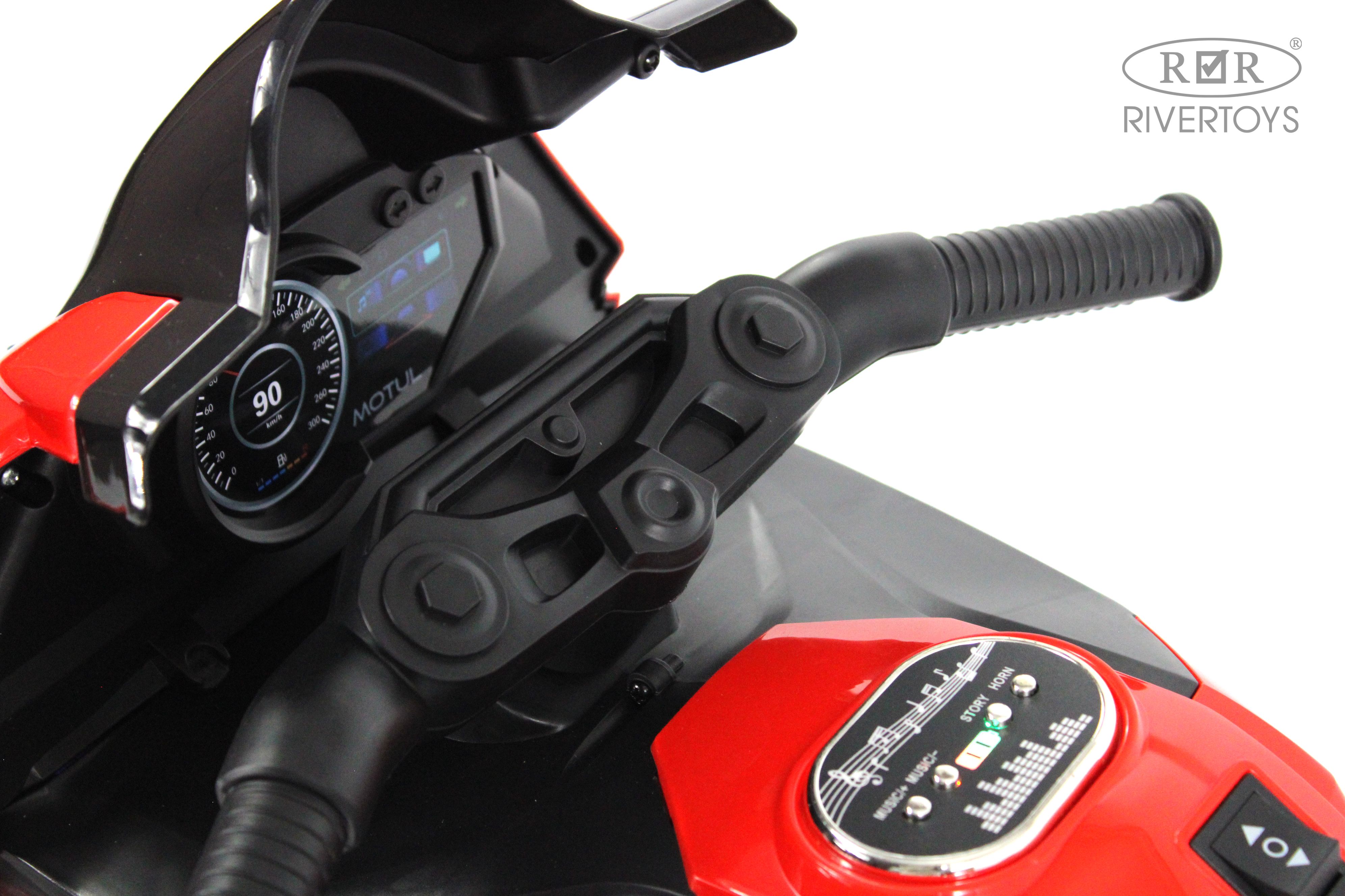 Электромобиль RIVERTOYS K002PX-A-RED - фото 9