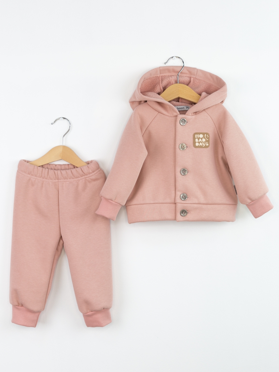 Костюм Baby boom КД561/4-Фпуговицы пудра - фото 1