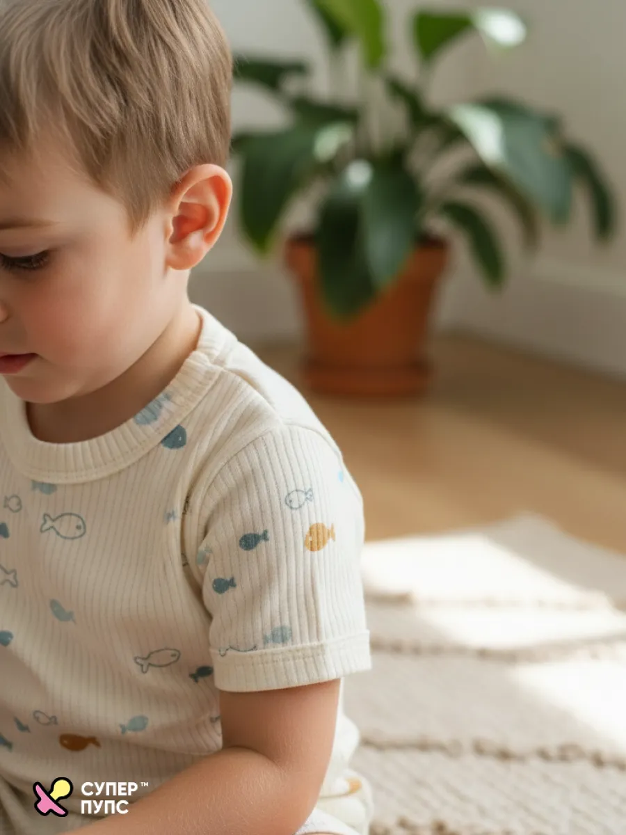 Футболка 4 шт Супер Пупс нбр/4пр/футб/КН/2026/мальчик - фото 14