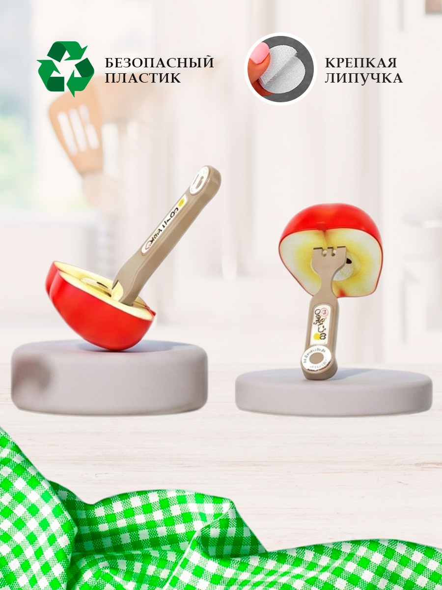 Игрушка TIPTOPOLIS Набор Яблоко на липучке 3 предм. - фото 3