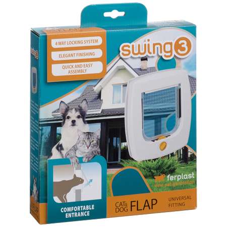 Дверь для кошек Ferplast Swing 3 Белая