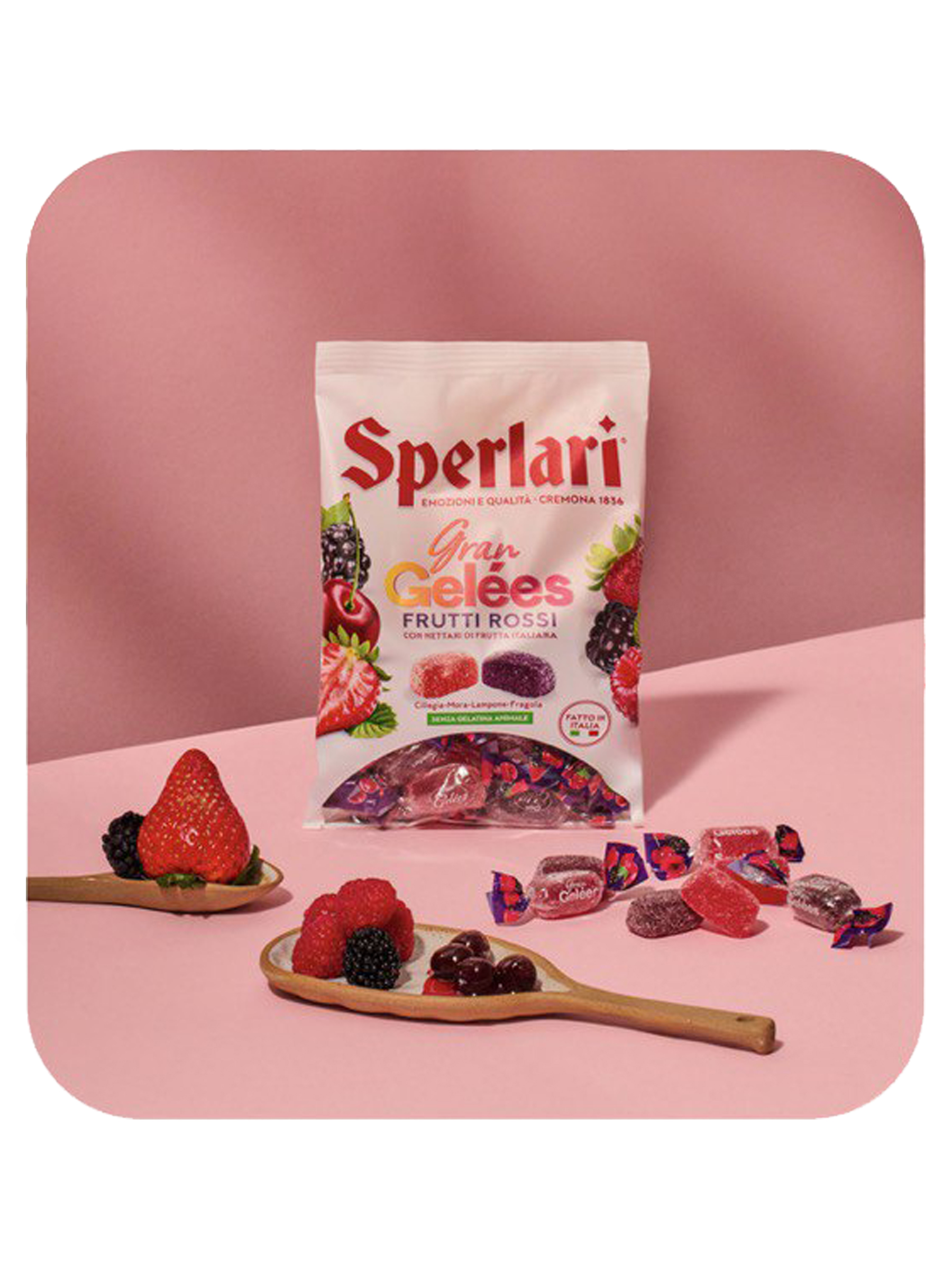 Мармелад Sperlari клубника-вишня-ежевика-малина - фото 3