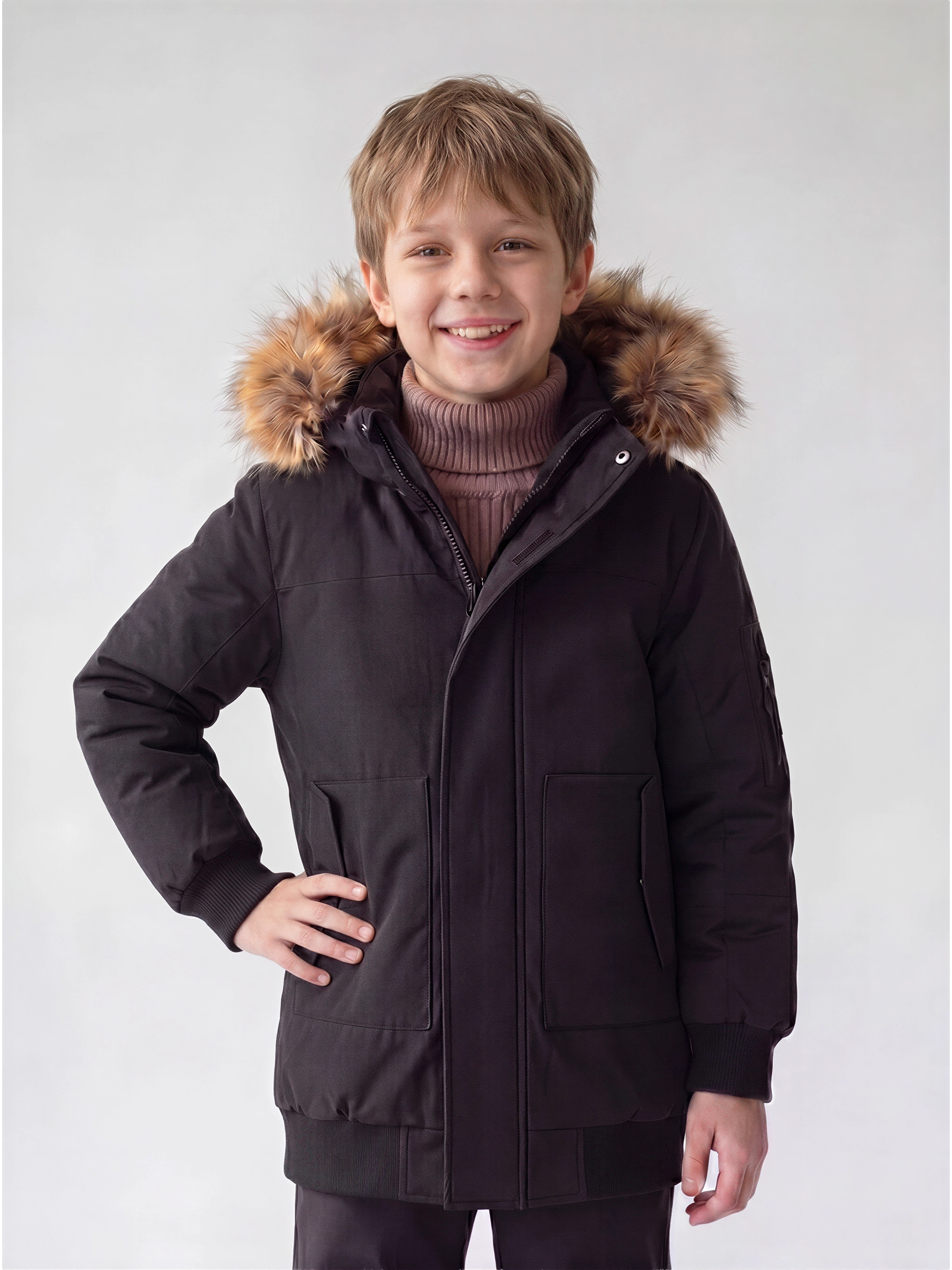Парка GUSTI GW6BJ173-BLACK - фото 1