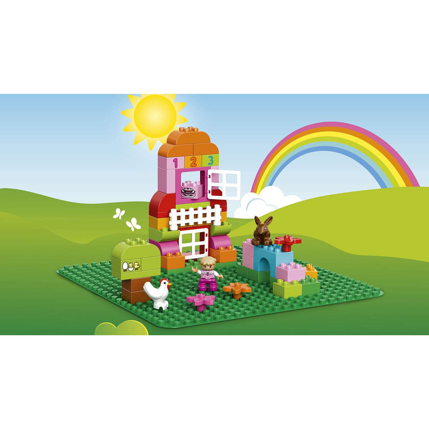 Конструктор LEGO DUPLO Большая строительная пластина 1 дет. - фото 3