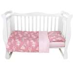 Комплект постельного белья Amarobaby Baby Boom Нежный Танец 3предмета Розовый