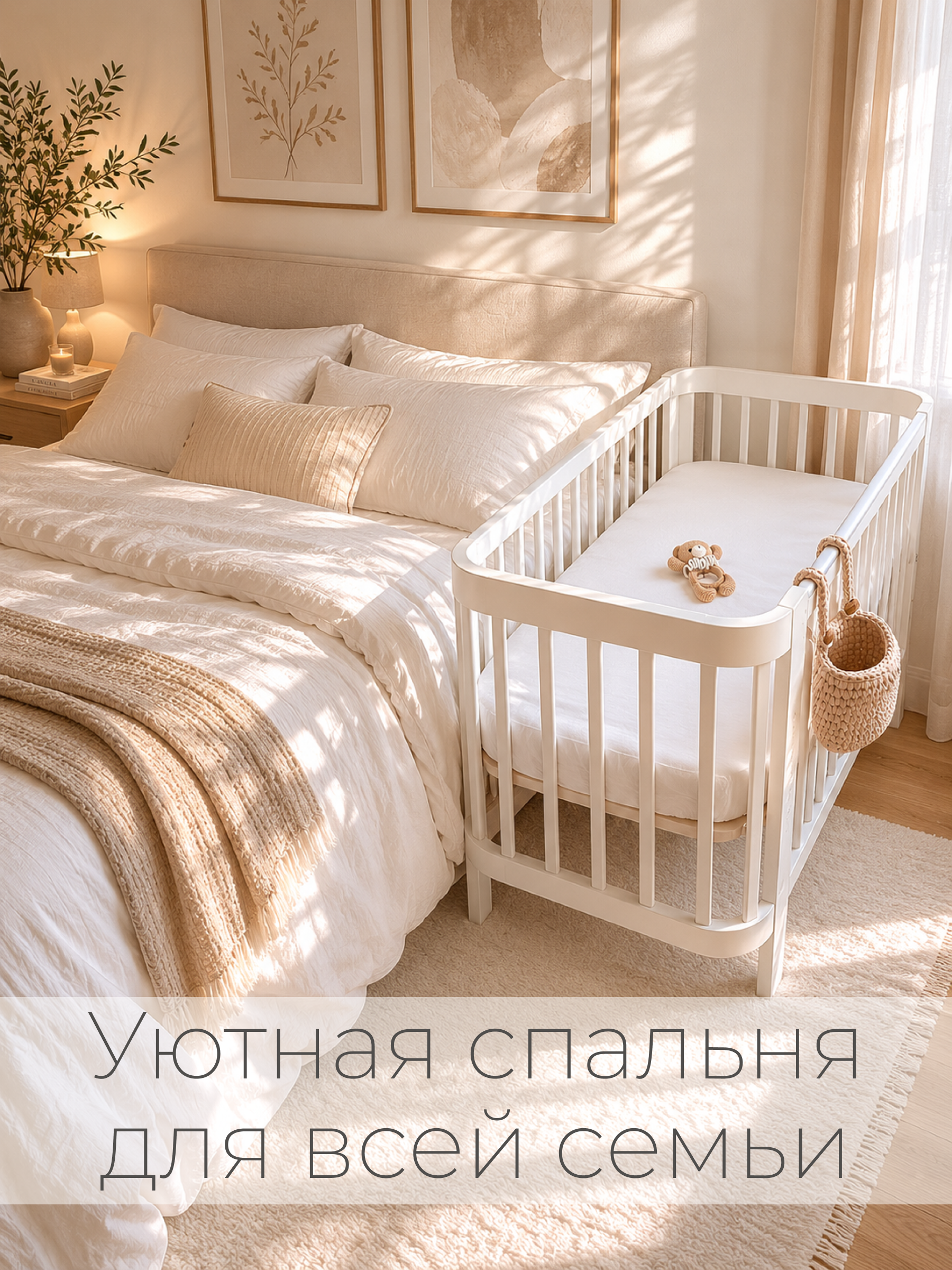 Простыня Kitten молочный 70 x 100 см на резинке - фото 9