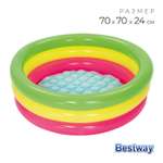 Бассейн надувной Bestway Радуга