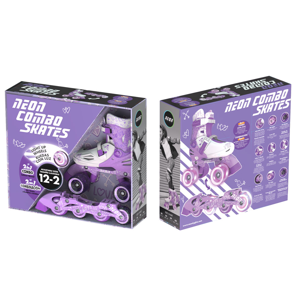 Роликовые коньки Yvolution 29-32 - фото 4