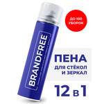 Пенный очиститель BRANDFREE для стекол и зеркал 400 мл