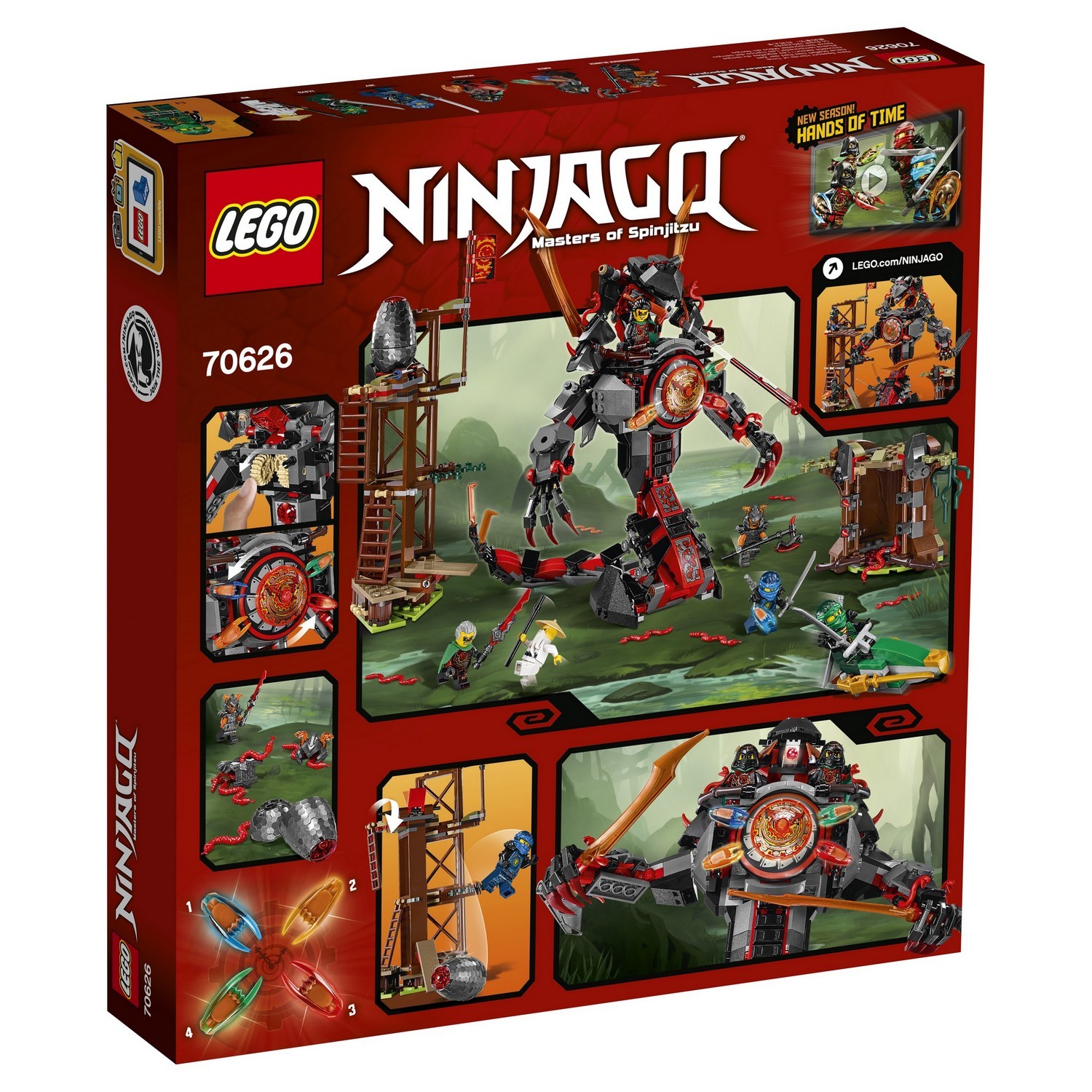 Конструктор LEGO NINJAGO блочный - фото 3