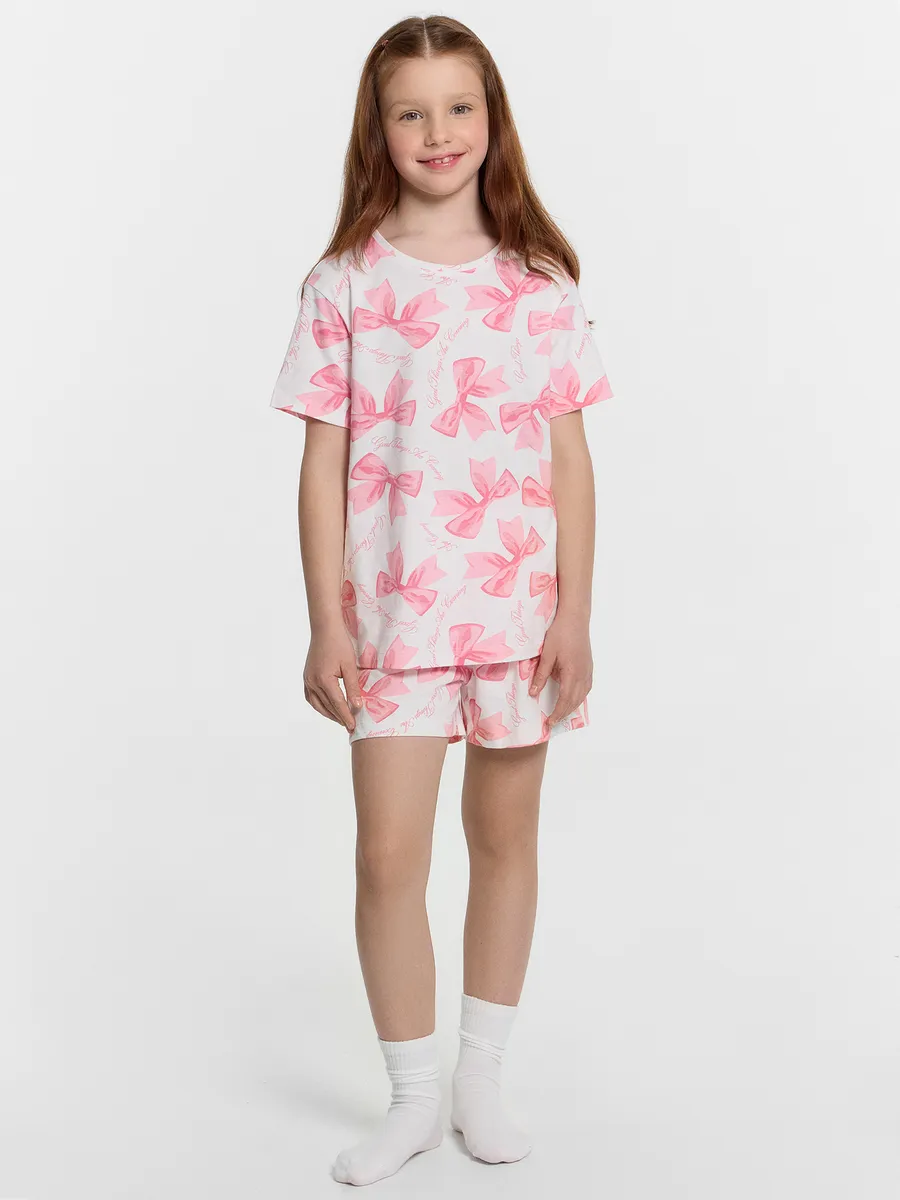Изображение товара Пижама Mark Formelle для девочки, хлопковая, модель 128 Изображение товара Пижама Mark Formelle для девочки, хлопковая, модель 128