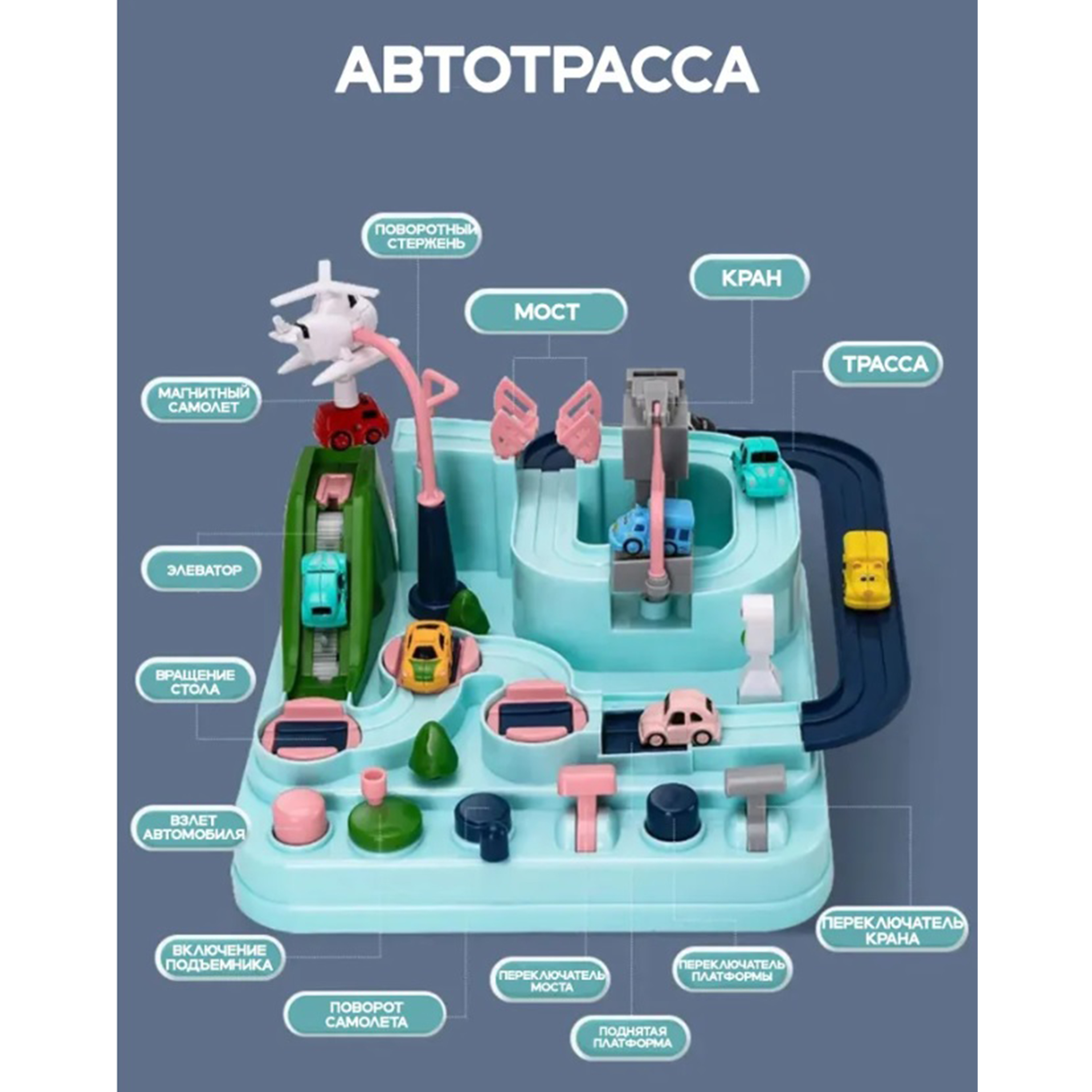 Парковка SHARKTOYS 13000011 - фото 7