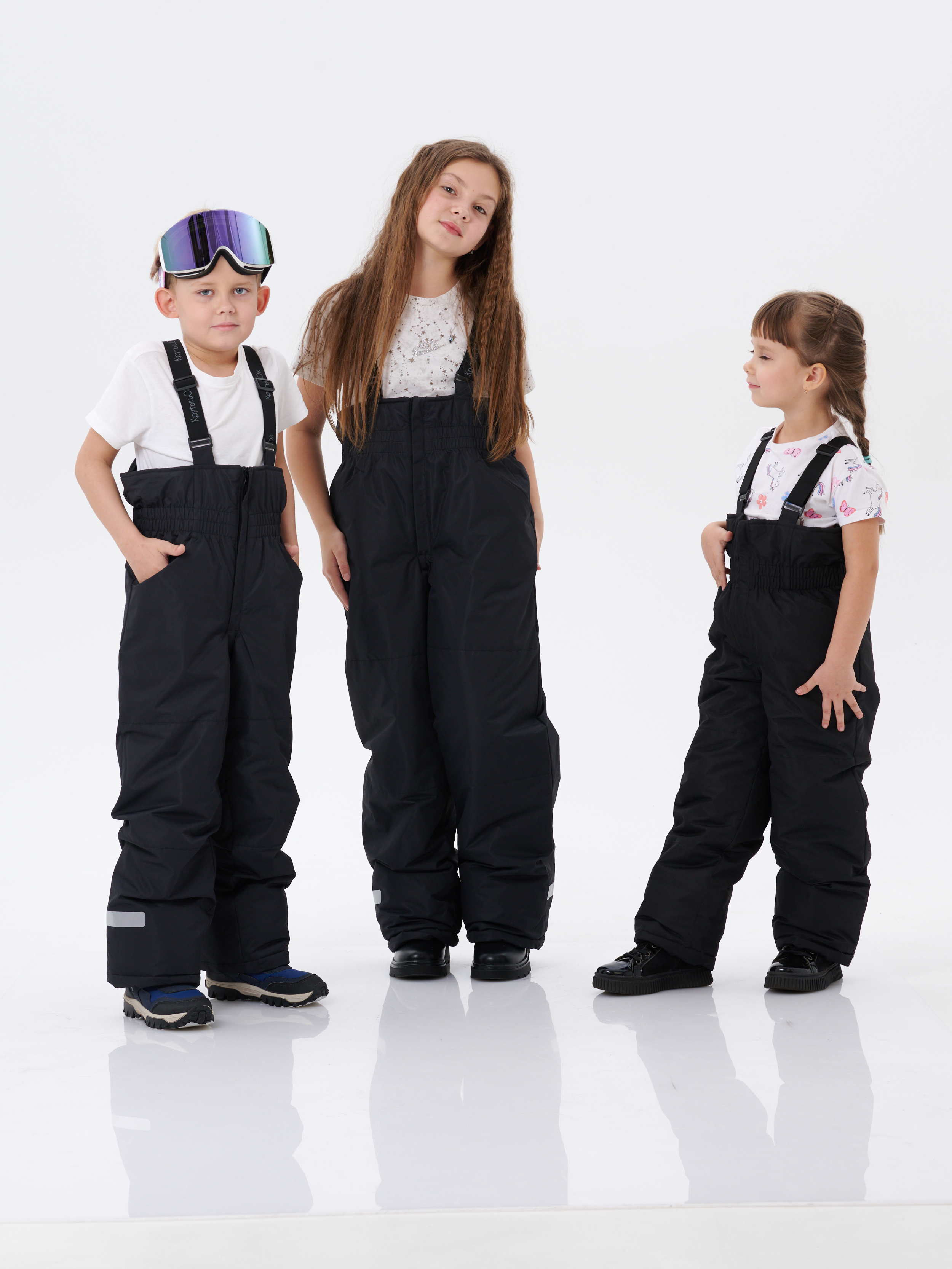 Брюки утепленные КрутышОк Т-067 черные - фото 29