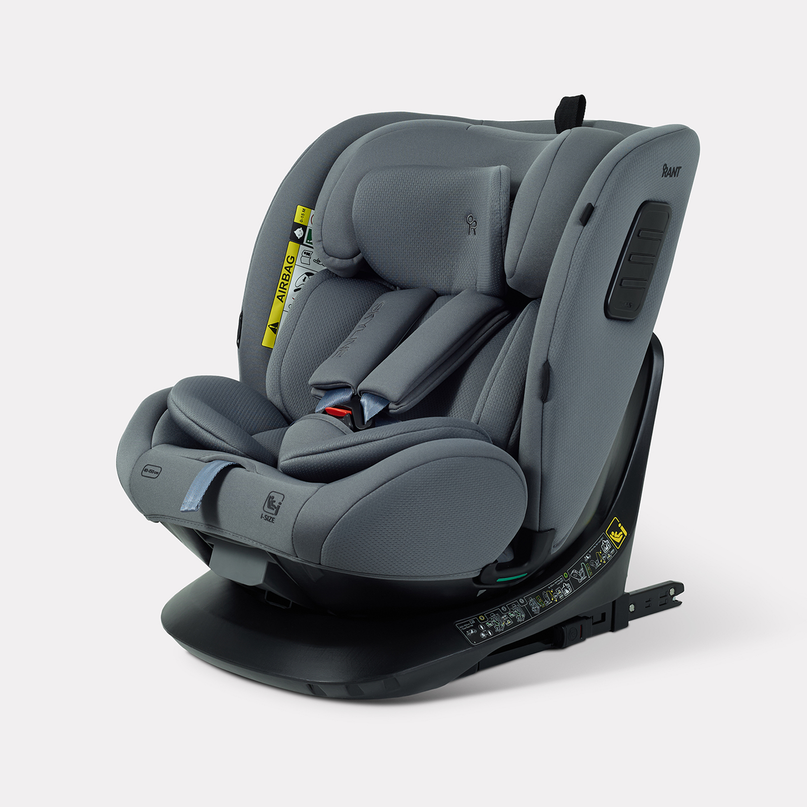 Автокресло Rant Skyline isofix Isofix 0+/1/2/3 (0-36 кг) серый - фото 1