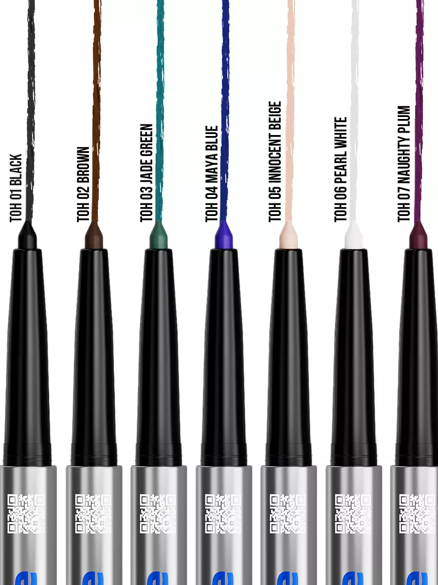 Косметические карандаши B.COLOUR PROFESSIONAL черный водостойкий каял CAPSULE 01 Black - фото 15