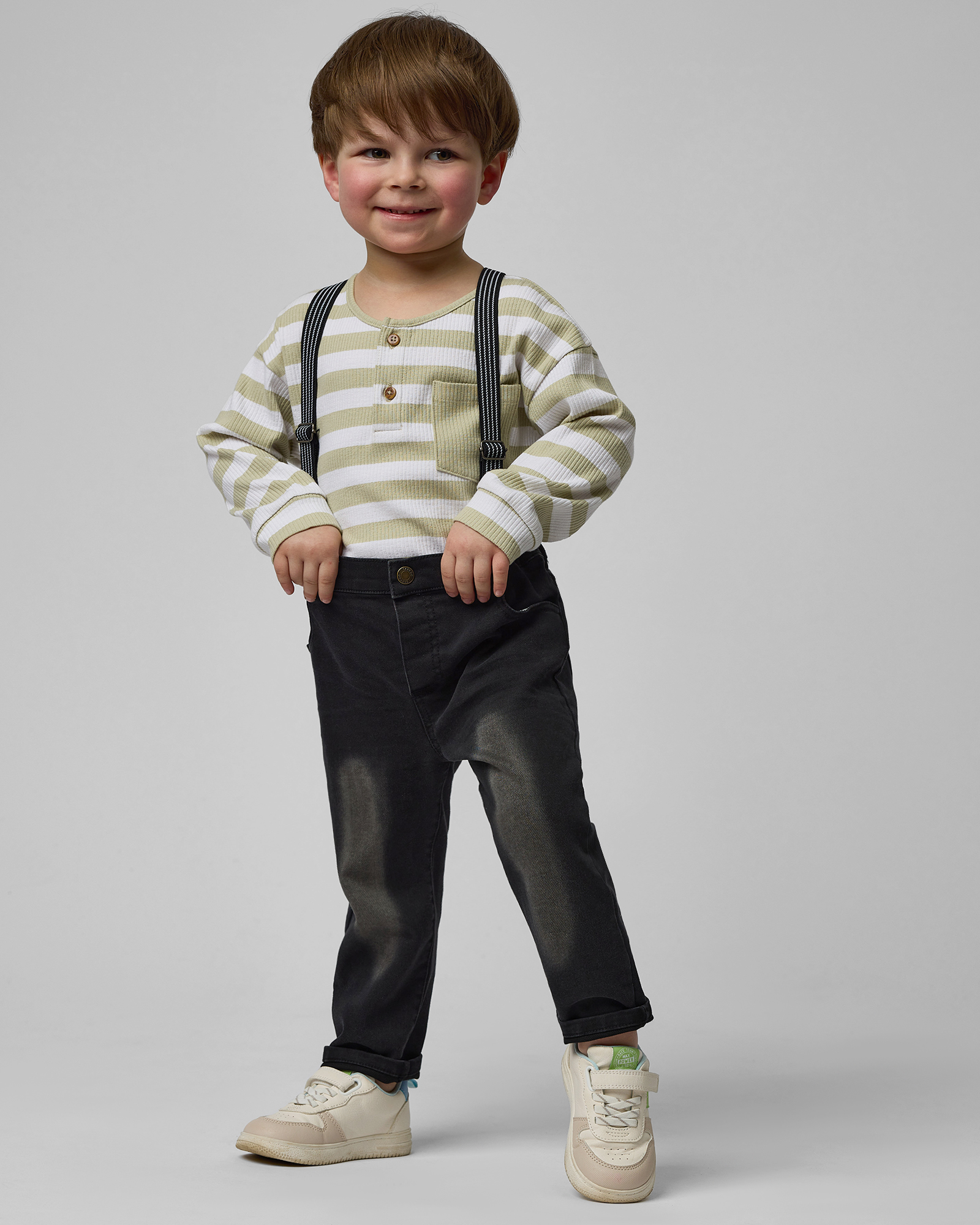 Джинсы Baby Go на бретелях S25BG4-BTO-12ib-DG - фото 1