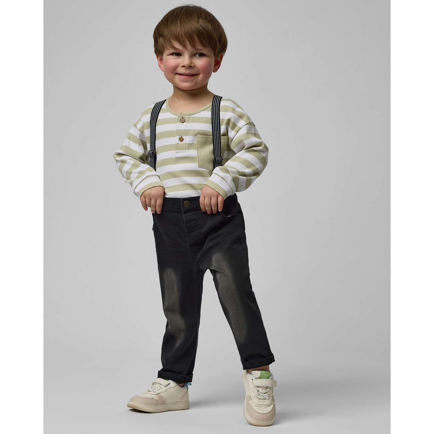 Джинсы Baby Go на бретелях S25BG4-BTO-12ib-DG - фото 1