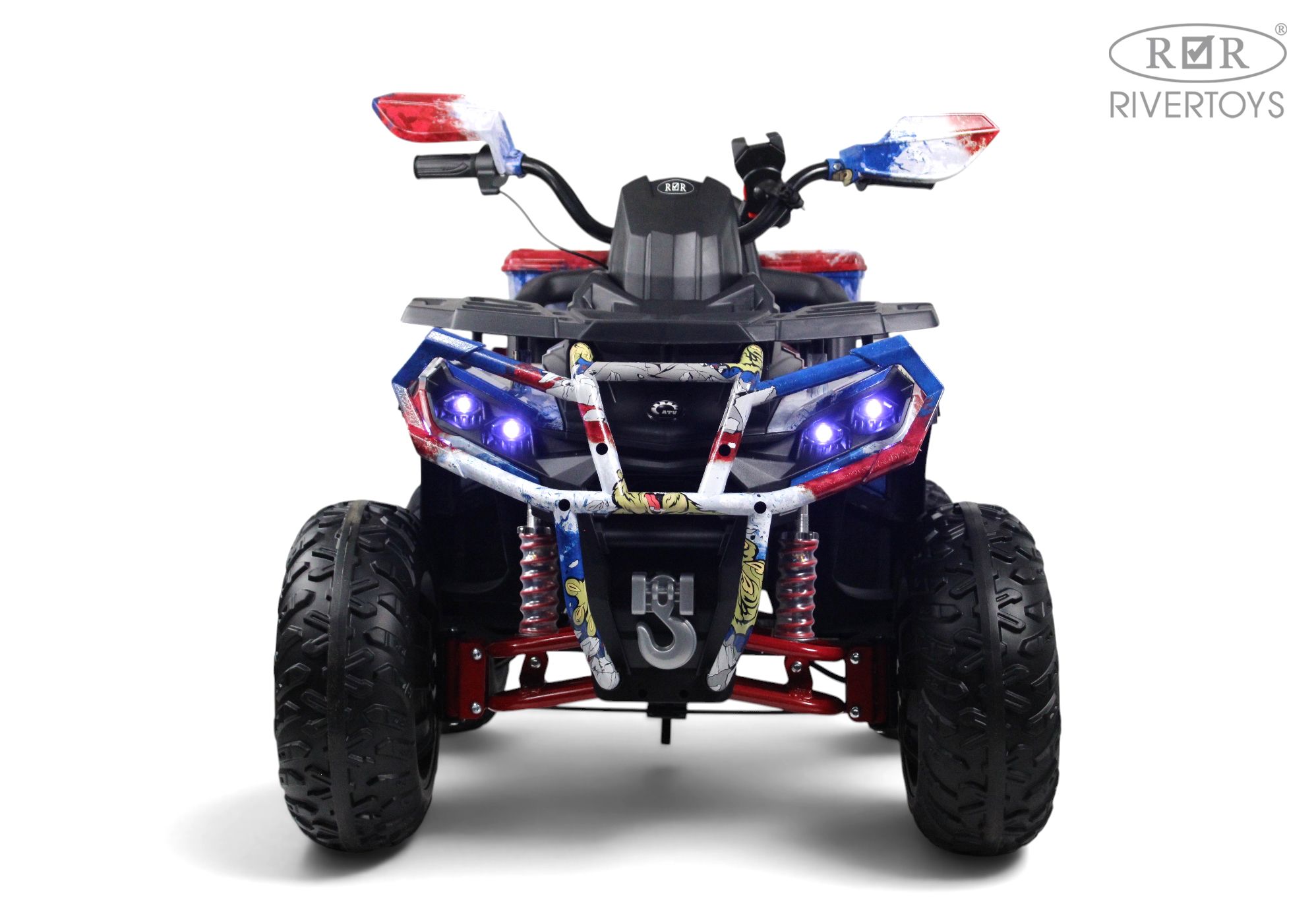 Электромобиль RIVERTOYS Z111ZZ-NEW-RUSSIAN-BEAR С пультом ДУ - фото 2