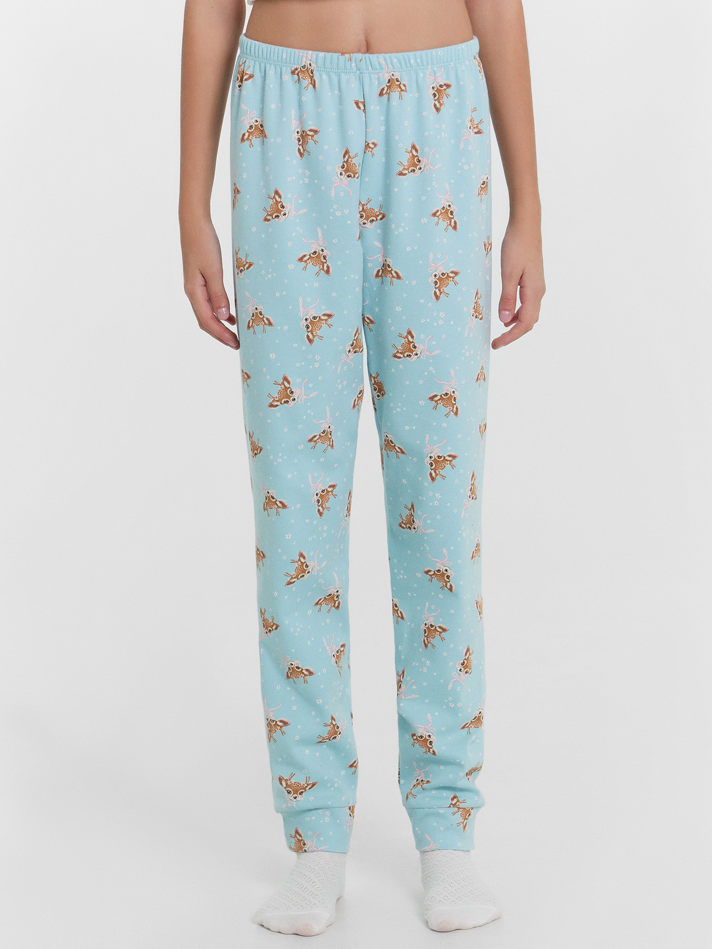 Пижама Mark Formelle (Марк Формэль) 567743/тихая вода +оленята с бантиками - фото 8