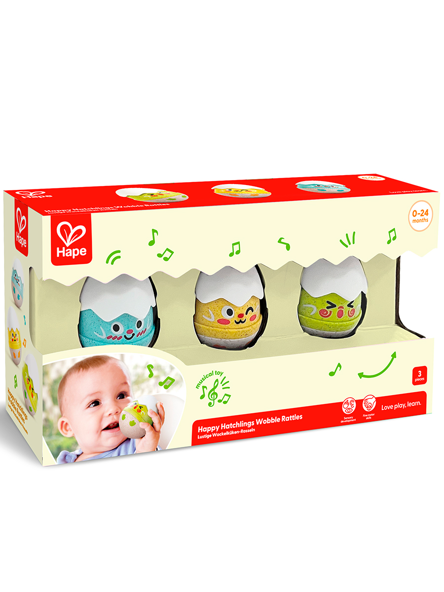 Игрушка Hape погремушка погремушка неваляшка - фото 11