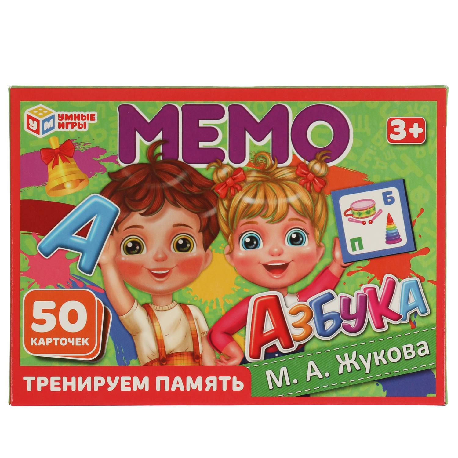 Настольная игра Умные игры Мемо Азбука Жукова - фото 1