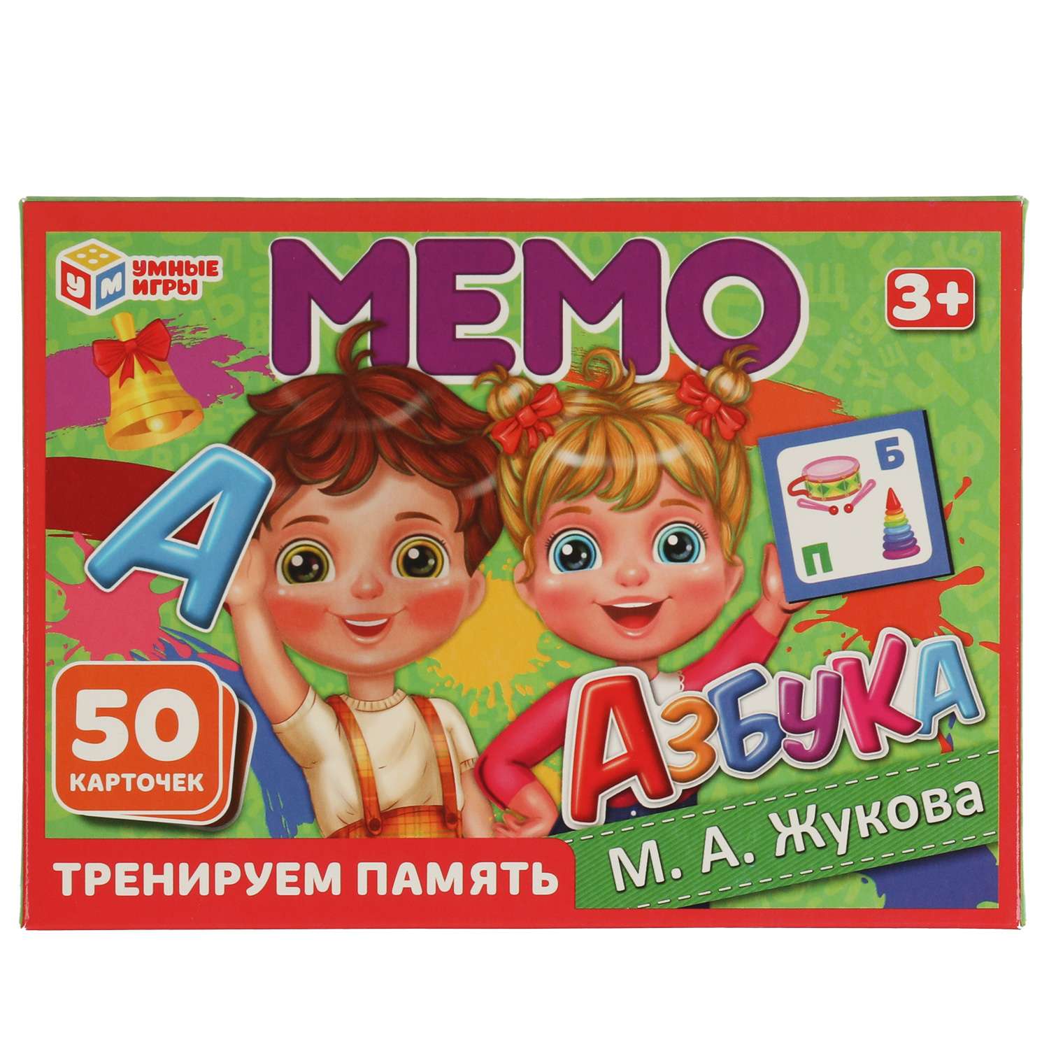 Настольная игра Умные игры Мемо Азбука Жукова - фото 1