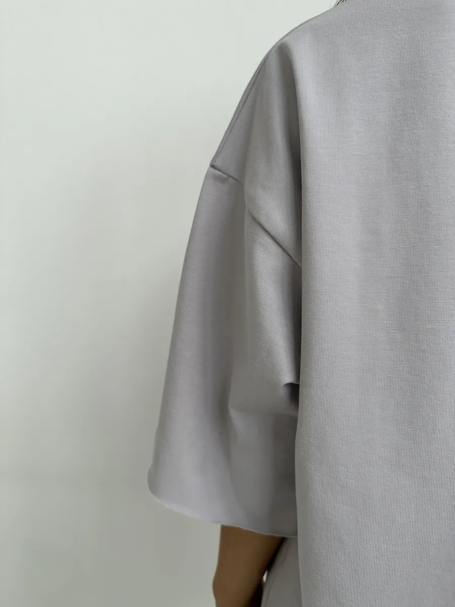 Футболка ROOMY ESSENCE BASICshirt/grey - фото 6