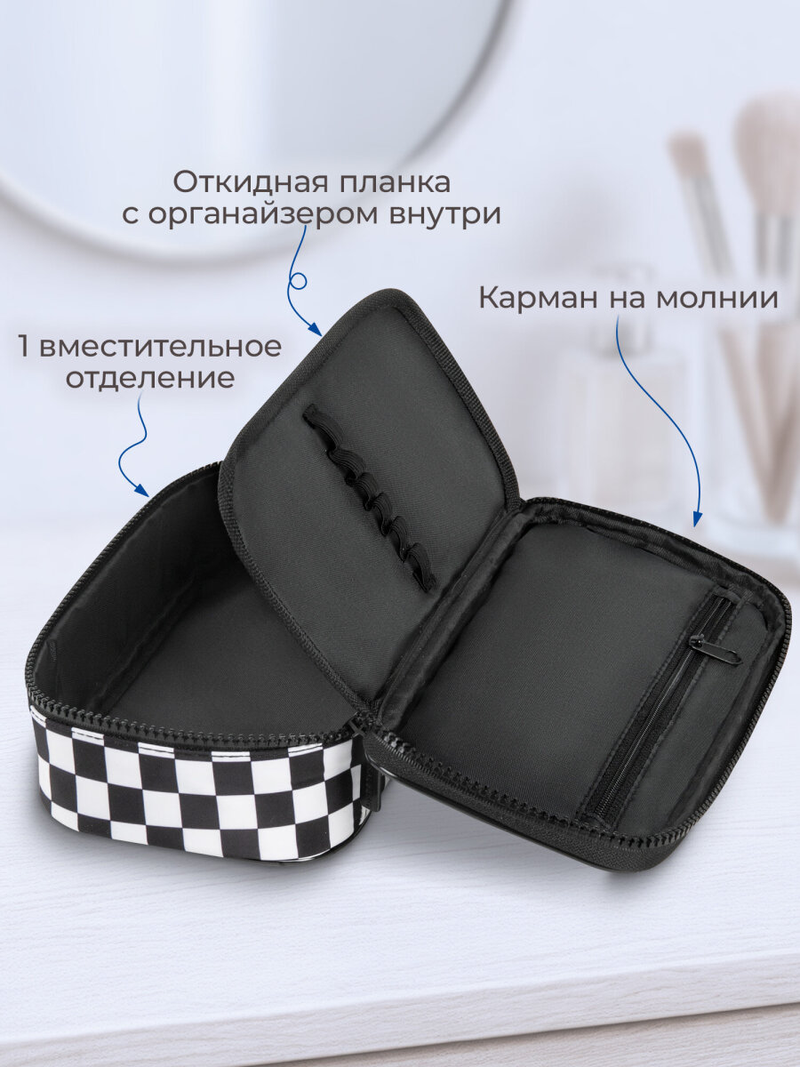 Пенал Brauberg большой на молнии органайзер - фото 5